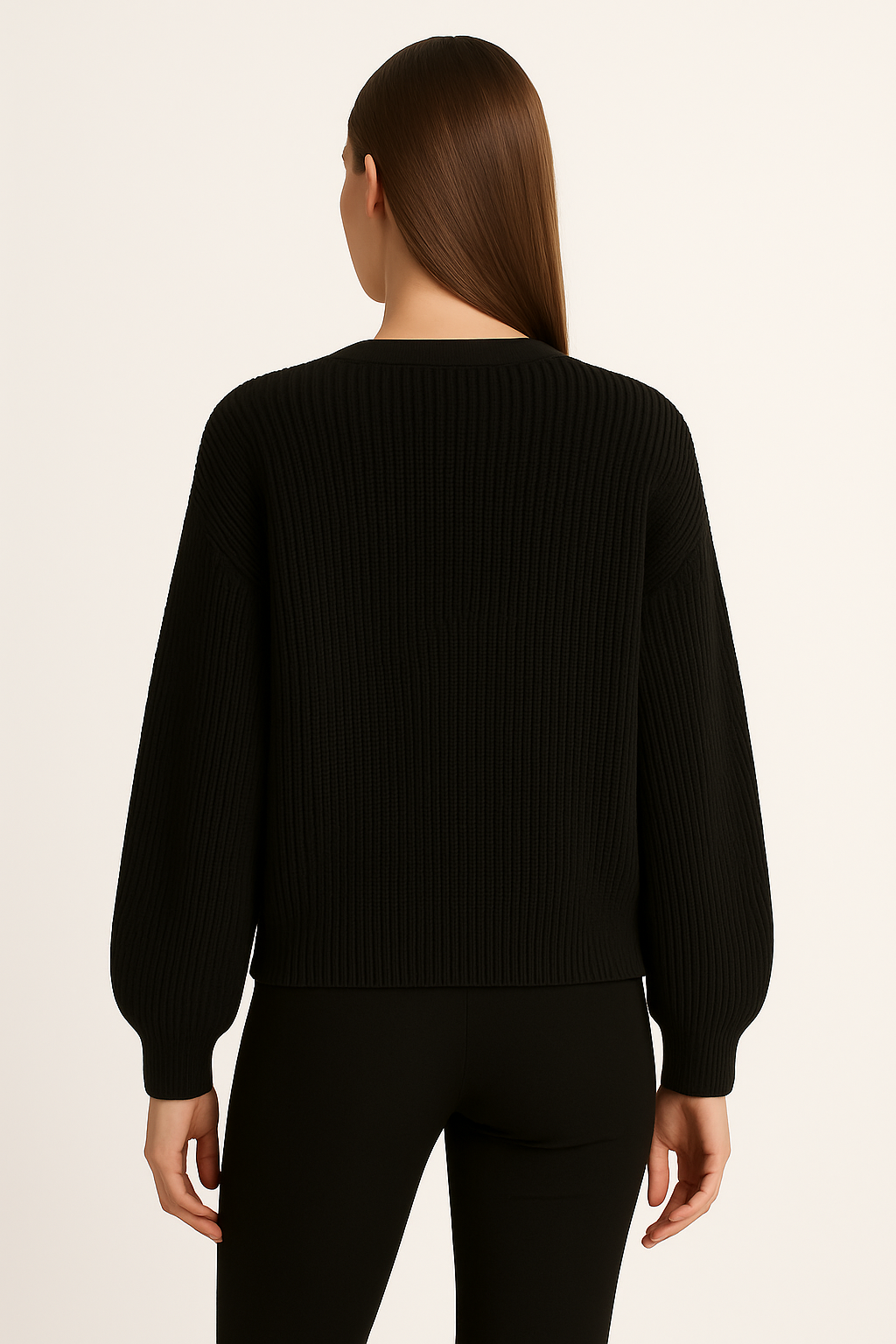 Aldemond Women’s Knitted V-Neck Cardigan