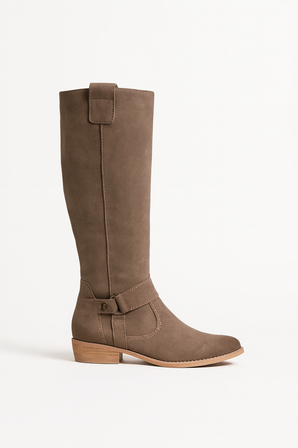 Aldemond Women’s Knee High Faux Suede Riding Boots