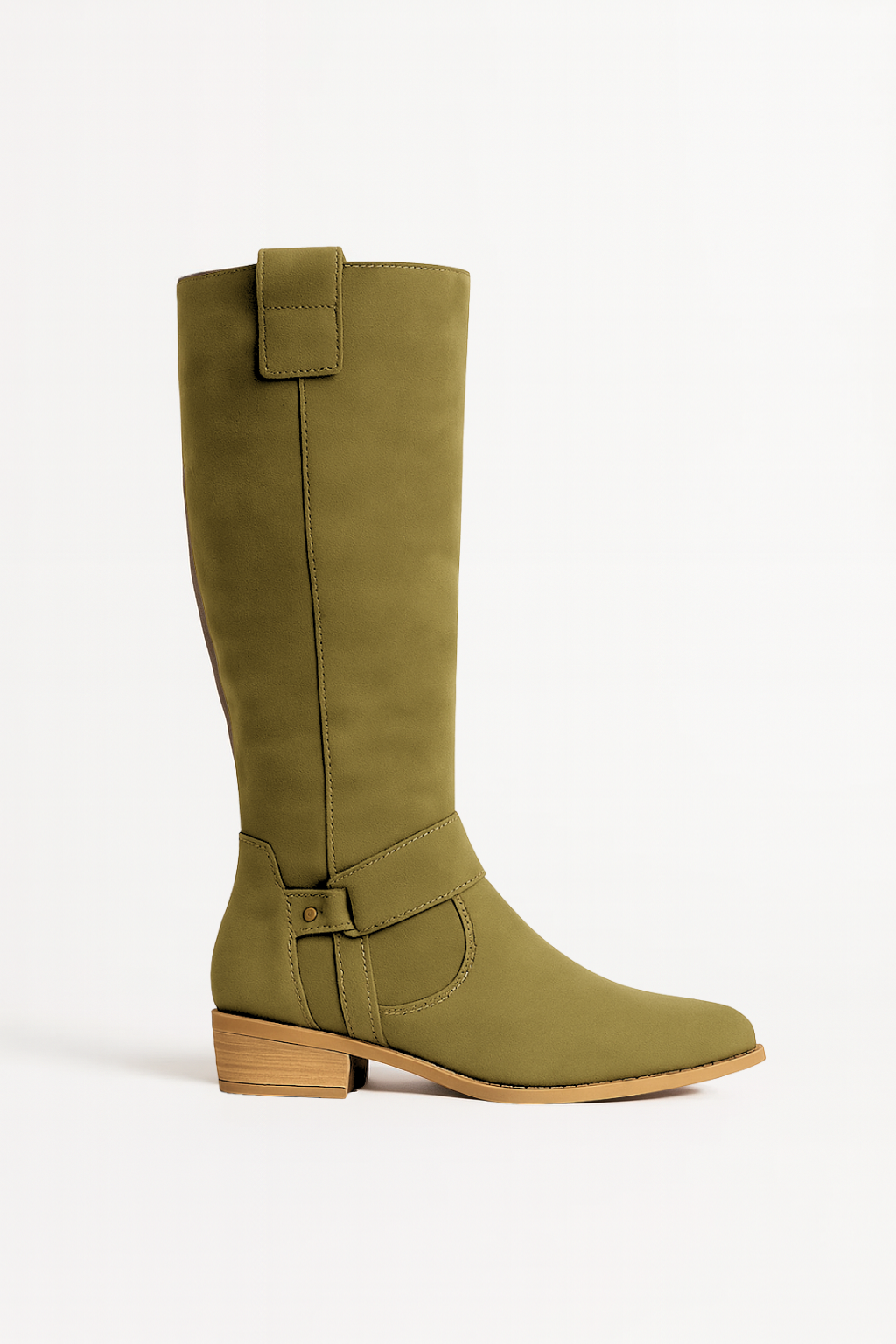 Aldemond Women’s Knee High Faux Suede Riding Boots