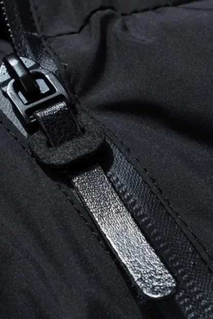 Aldemond Men’s Hooded Puffer Jacket – Quilted Design