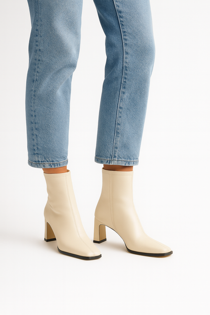 Aldemond Women’s Ankle Boots with Block Heel