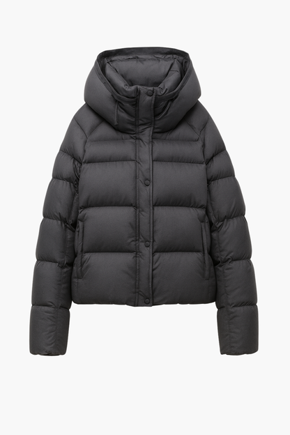 Aldemond Women’s Short Puffer Jacket with Hood