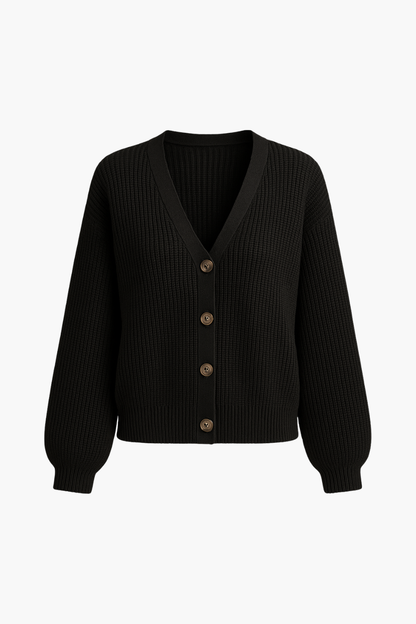 Aldemond Women’s Knitted V-Neck Cardigan