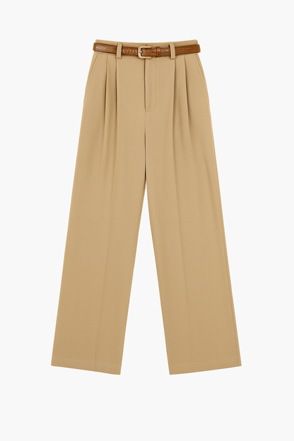 Aldemond Women’s High Waist Wide Leg Satin Pants