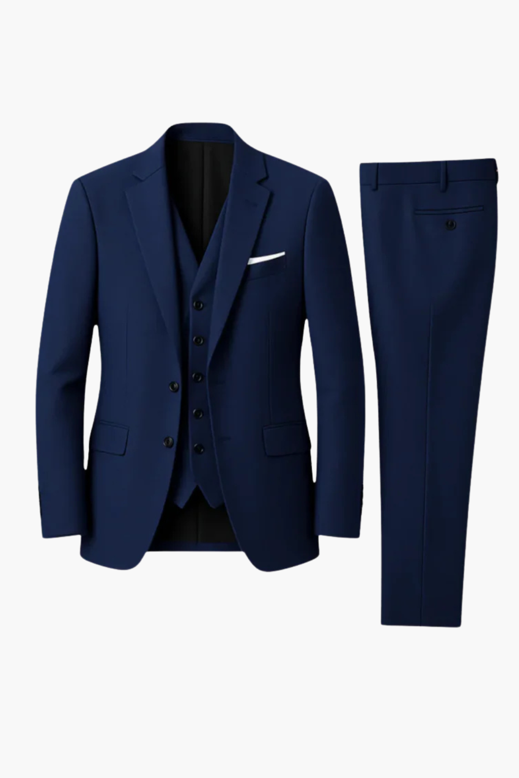 Aldemond Men’s Suit – 3-Piece Formal Tailored Set