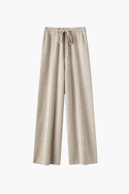 Aldemond Women’s Wool Blend High Waist Wide Leg Pants