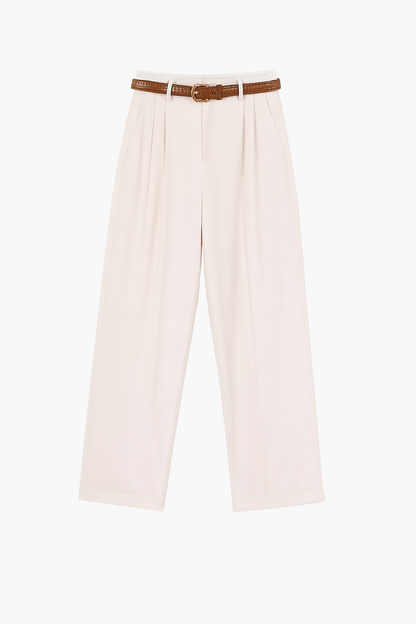 Aldemond Women’s High Waist Wide Leg Satin Pants