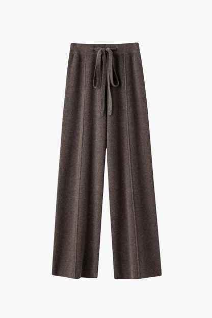 Aldemond Women’s Wool Blend High Waist Wide Leg Pants