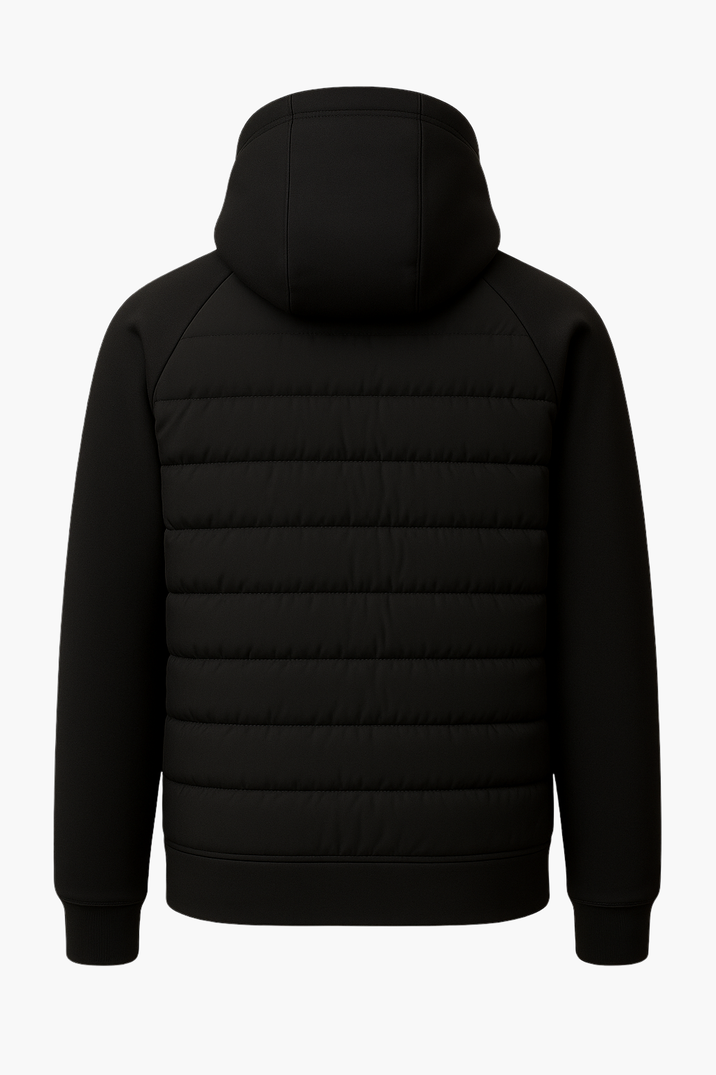 Aldemond Men’s Hooded Down Jacket – Quilted Duck Down Fill