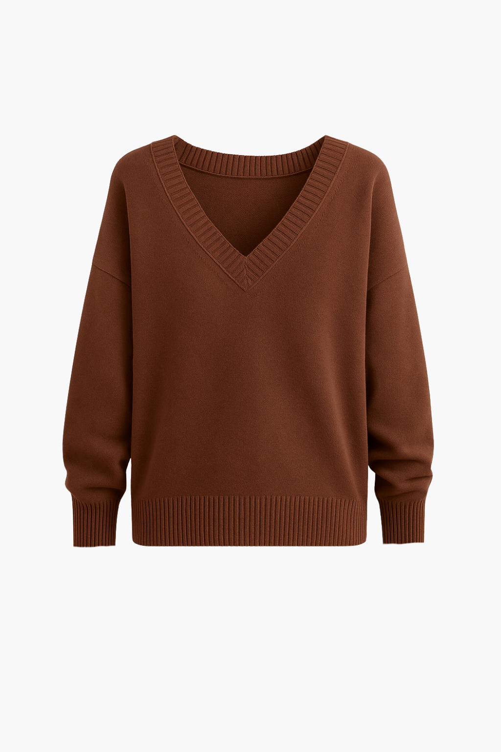 Aldemond Women’s V-Neck Knitted Sweater