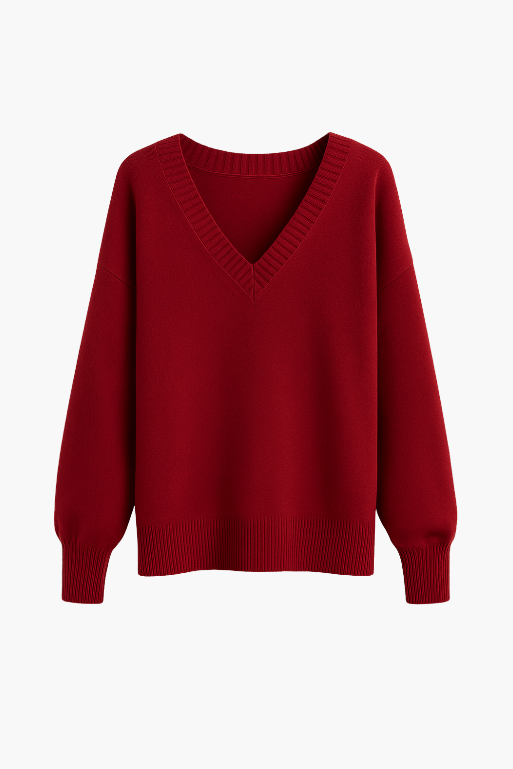 Aldemond Women’s V-Neck Knitted Sweater