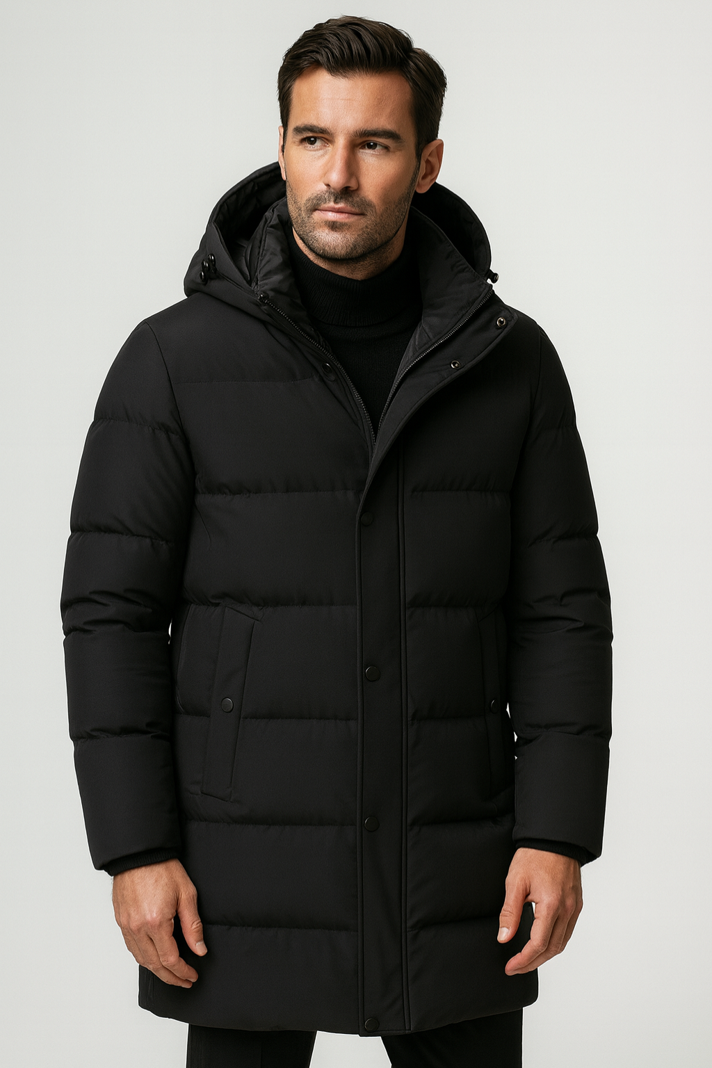 Aldemond Men’s Hooded Down Winter Parka