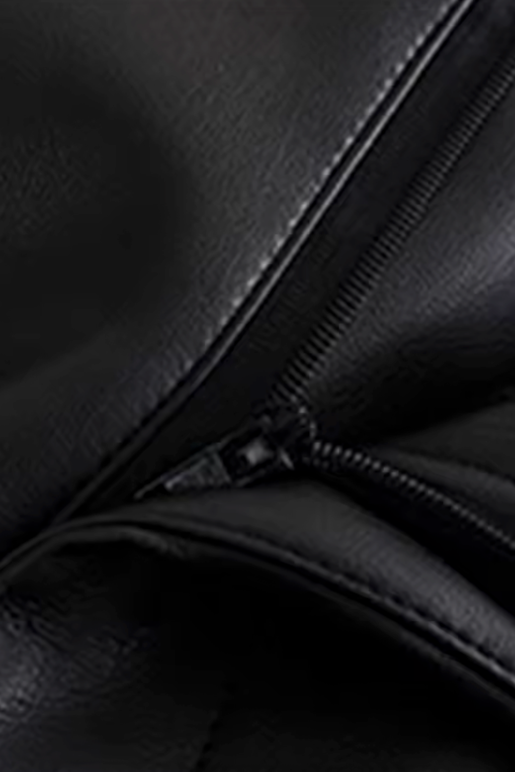 Aldemond Women’s High Waist Straight PU Leather Pants