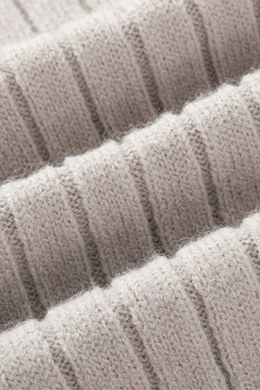 Aldemond Men’s Half-Zip High Collar Jumper – Cashmere Blend Knit