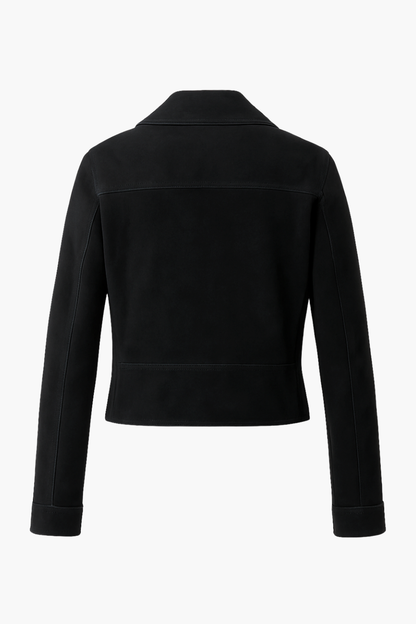 Aldemond Women’s Faux Suede Biker Jacket