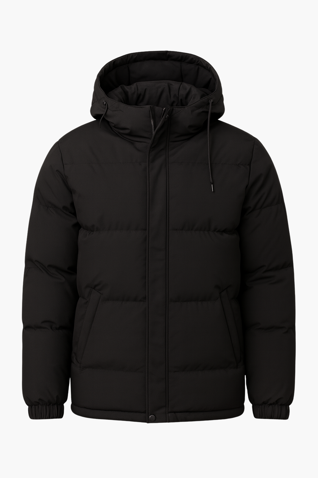 Aldemond Men’s Hooded Puffer Jacket – Quilted Design