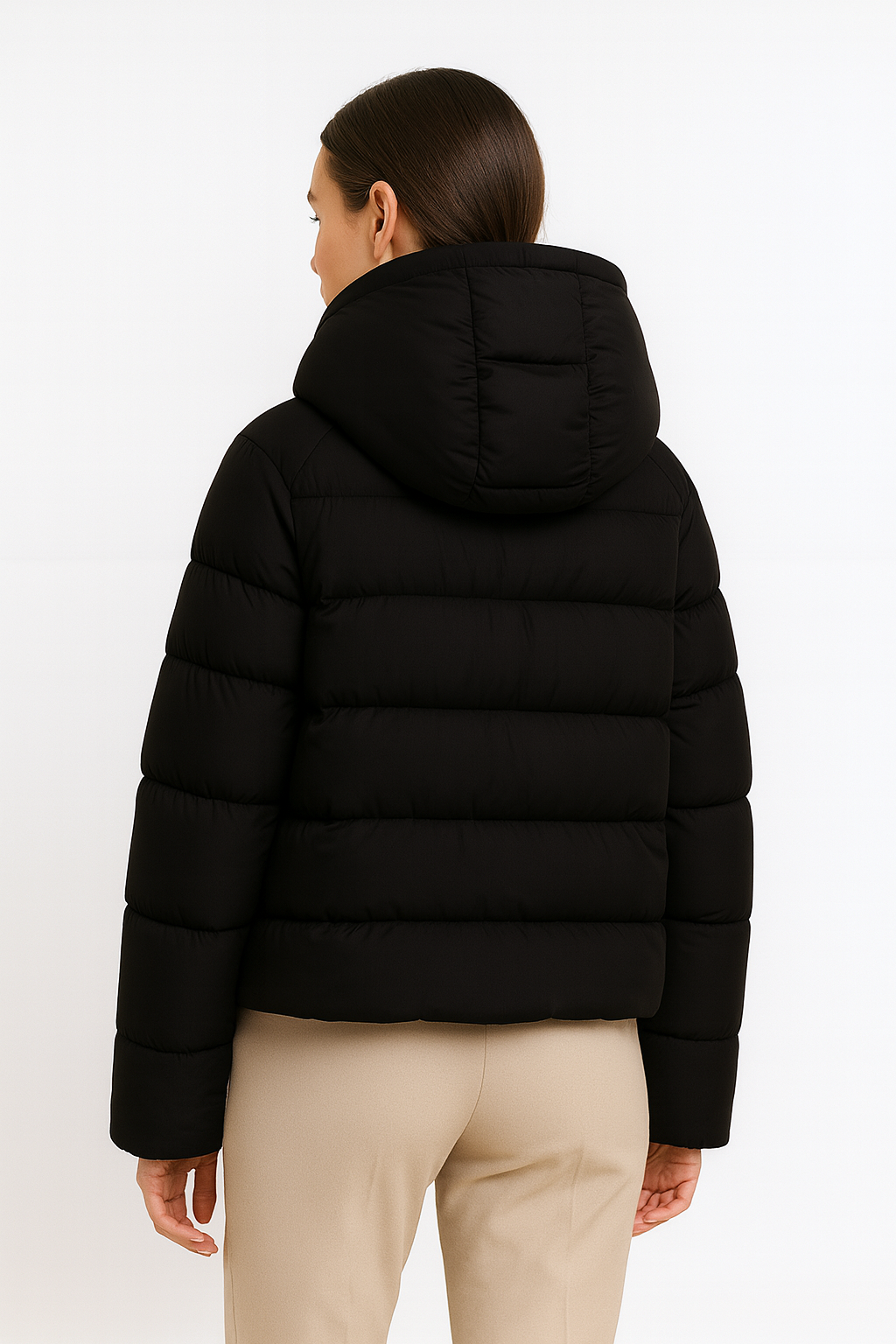 Aldemond Women’s Short Puffer Jacket with Hood