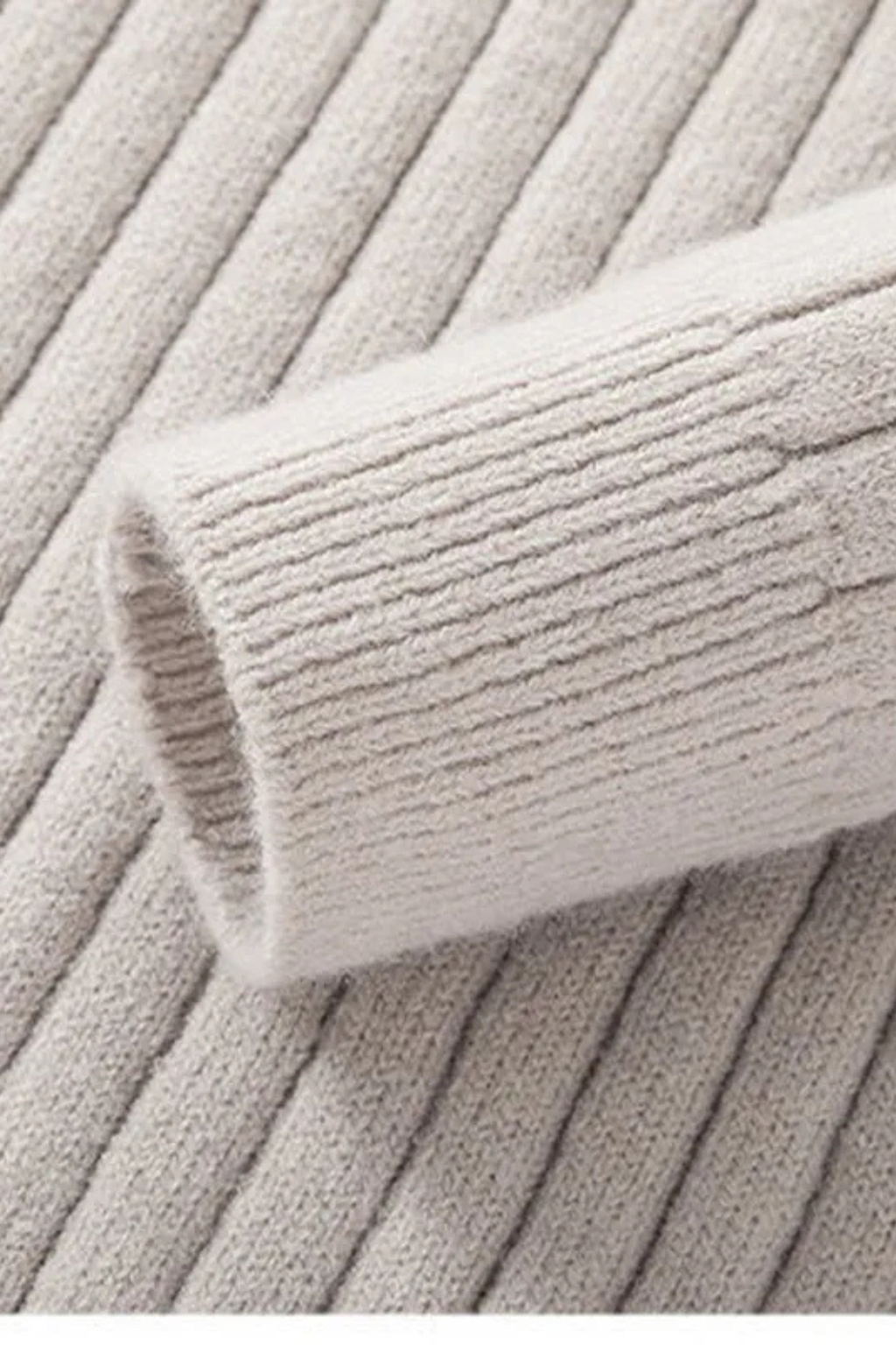 Aldemond Men’s Half-Zip High Collar Jumper – Cashmere Blend Knit