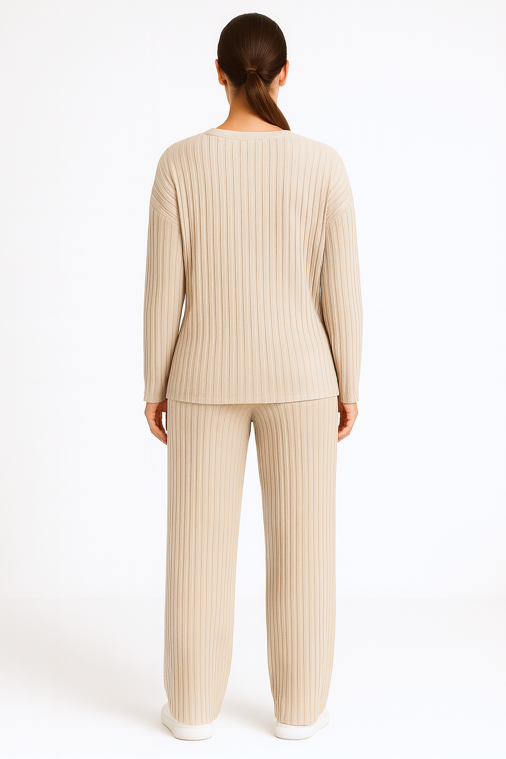 Aldemond Women’s Ribbed Knit Two-Piece Set