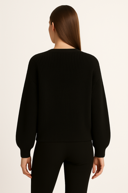 Aldemond Women’s Knitted V-Neck Cardigan