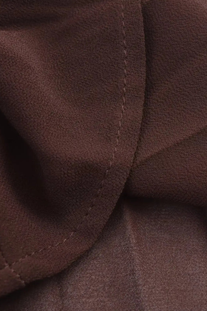 Aldemond Women’s Long Sleeve Belted A-Line Midi Dress