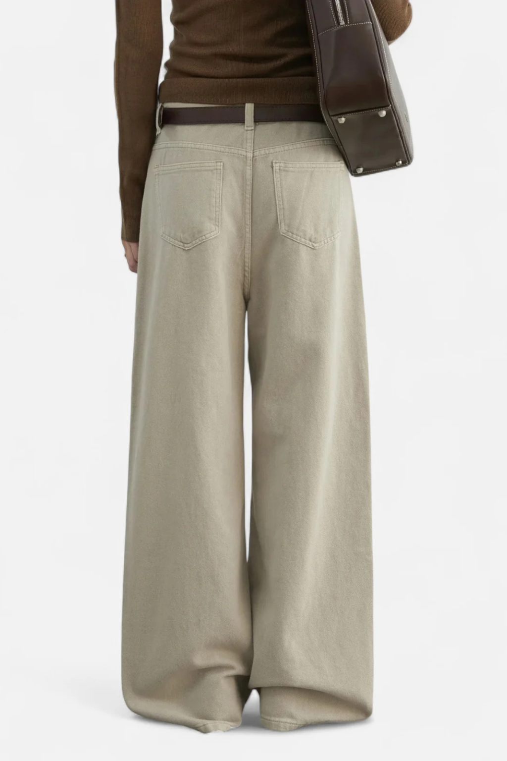 Aldemond Women’s High Waist Cotton Straight Jeans