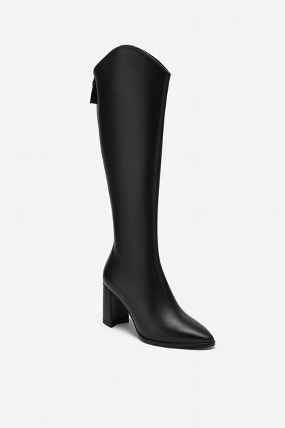 Aldemond Women’s Knee High Boots with Block Heel