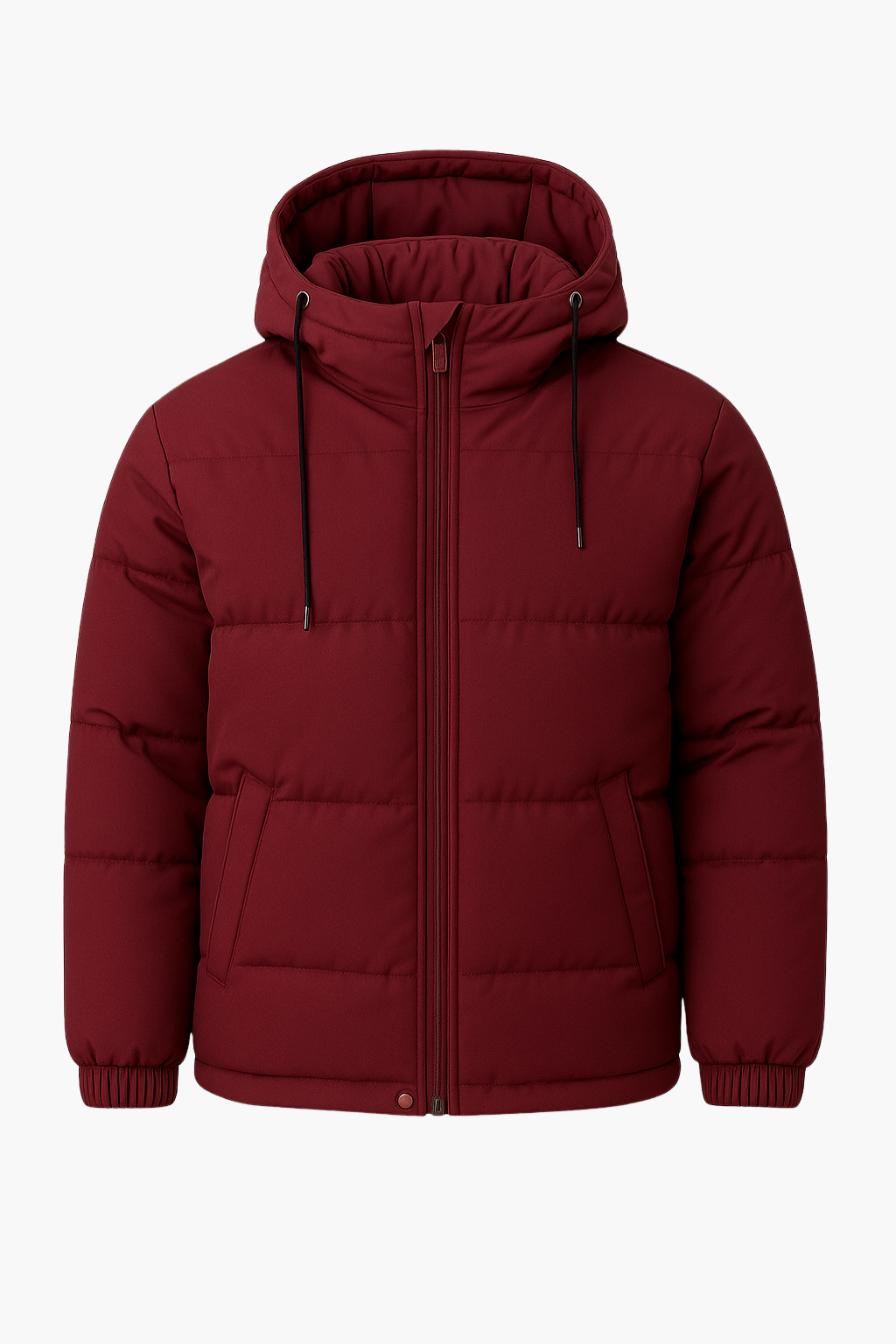 Aldemond Men’s Hooded Puffer Jacket – Quilted Design