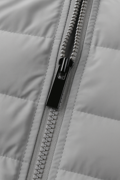 Aldemond Men’s Hooded Down Jacket – Quilted Duck Down Fill