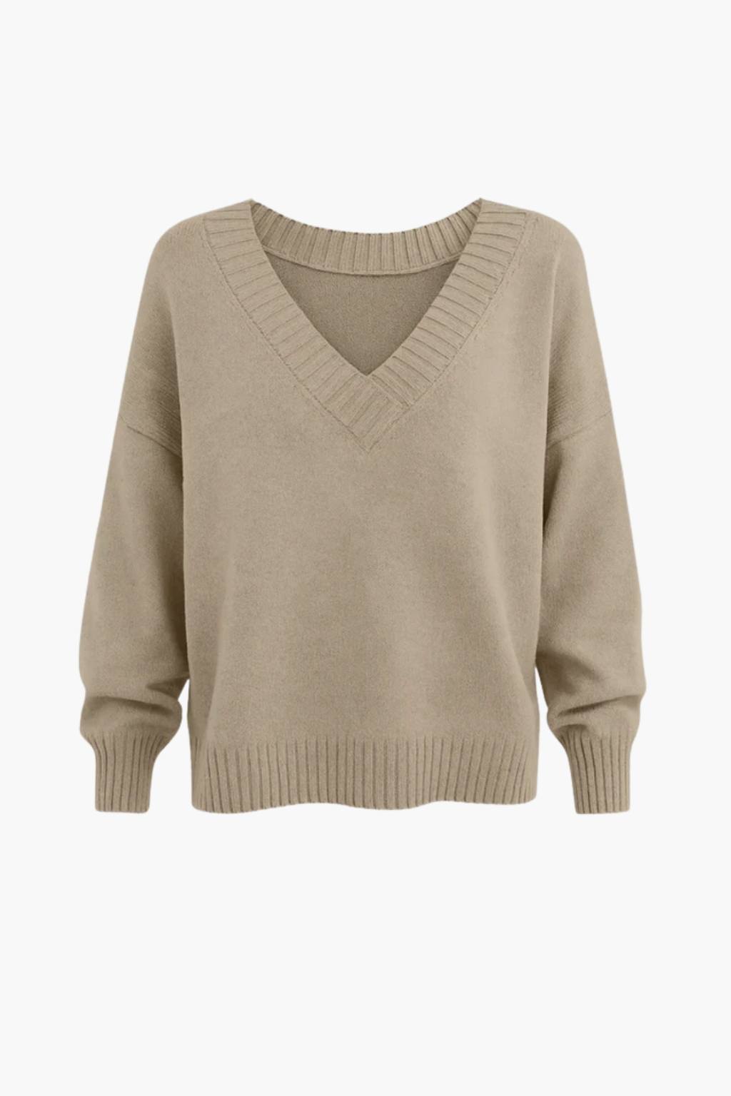 Aldemond Women’s V-Neck Knitted Sweater