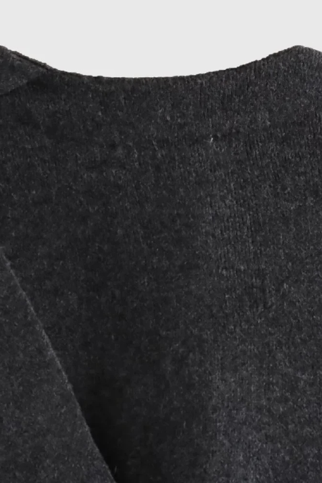 Aldemond Women’s Wool Blend Open Front Coat with Scarf Collar