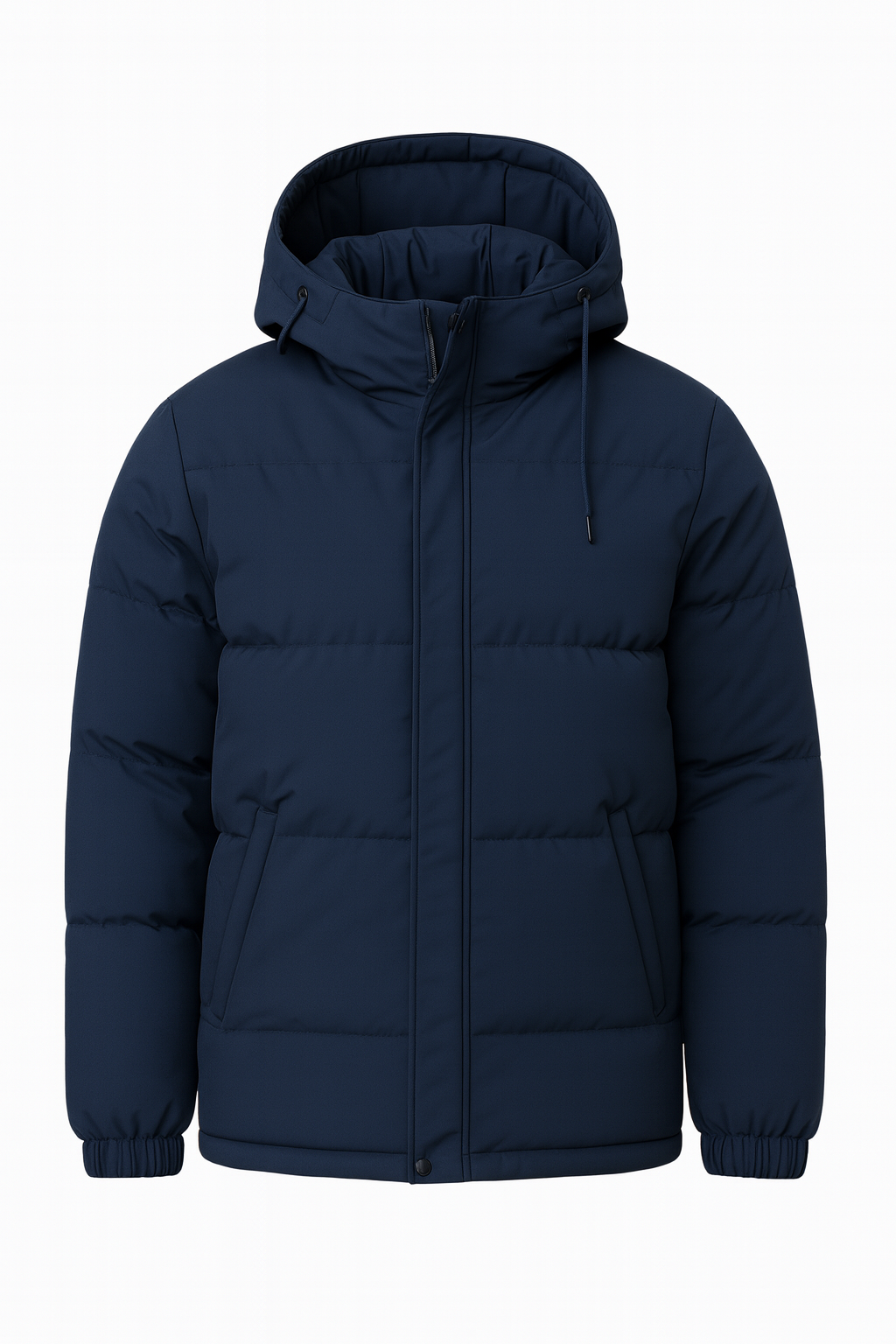 Aldemond Men’s Hooded Puffer Jacket – Quilted Design